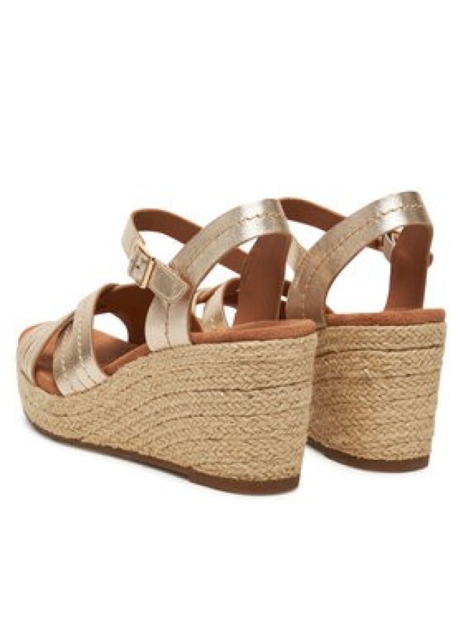 Clarks Espadryle Sabina Strap 26181463 Złoty