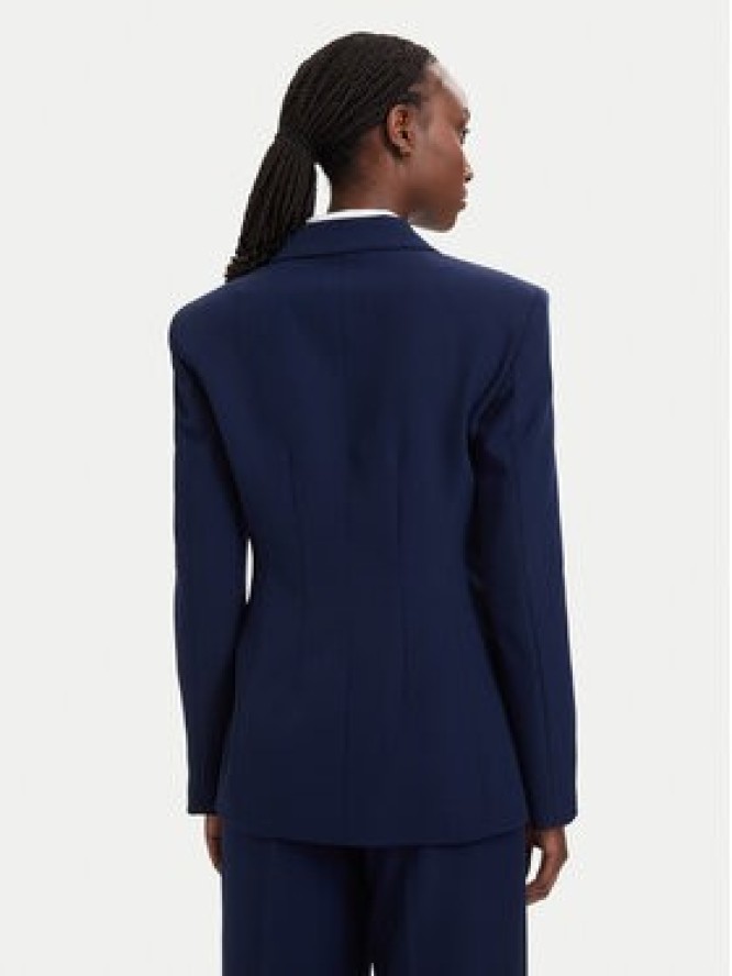 HUGO Marynarka Asmalla-1 50533901 Granatowy Slim Fit