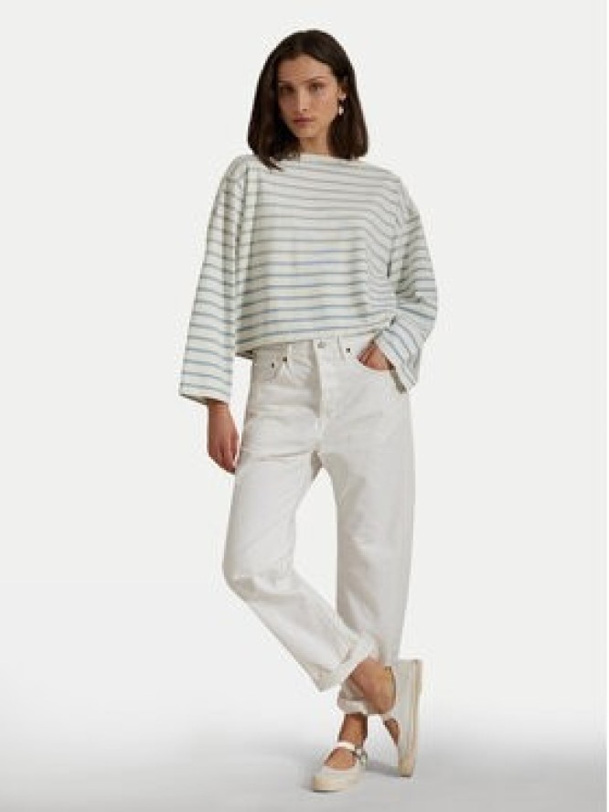 Polo Ralph Lauren Bluzka 211959103003 Écru Relaxed Fit