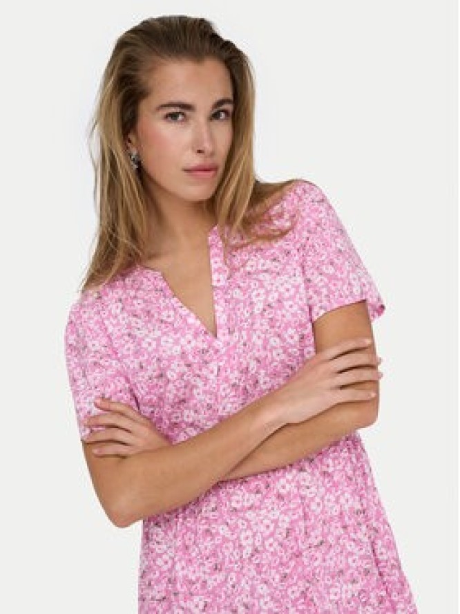ONLY Sukienka letnia Zally 15262674 Różowy Regular Fit