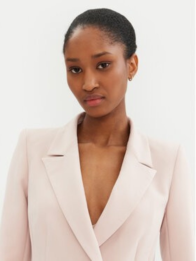 Rinascimento Marynarka CFC0122832003 Różowy Regular Fit