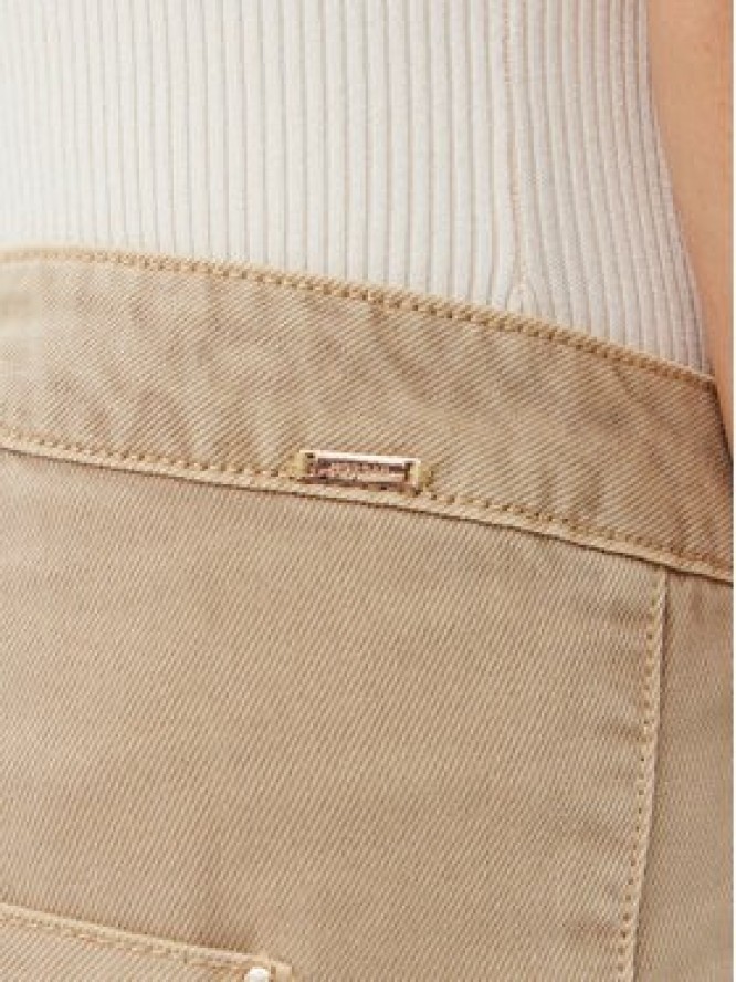 Morgan Spodnie materiałowe 251-PICHAK Beżowy Wide Leg