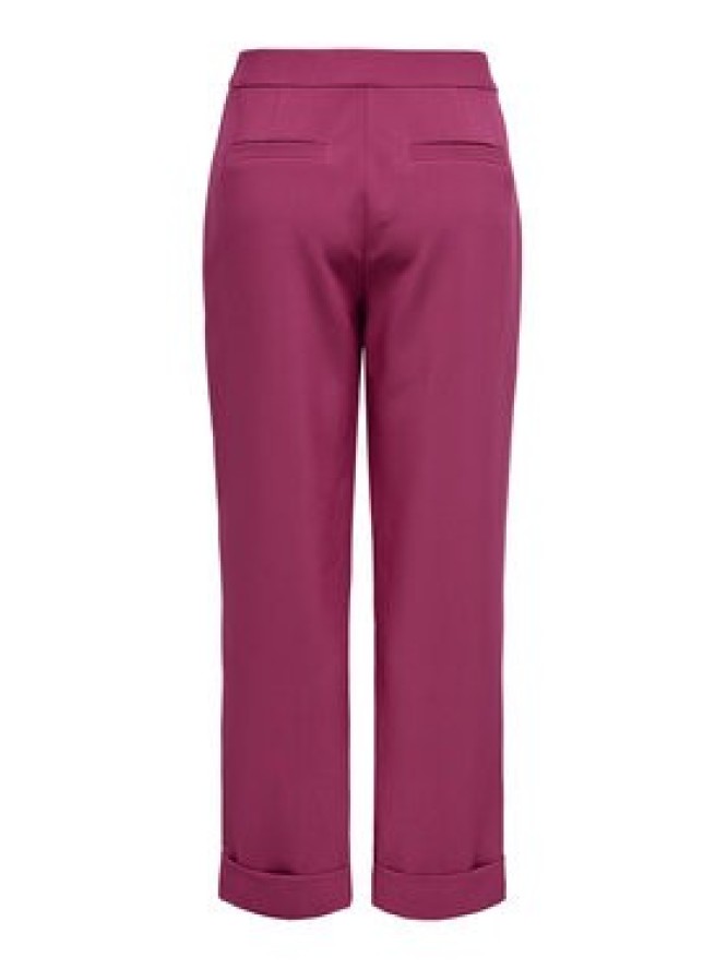 ONLY Spodnie materiałowe Casey 15338822 Fioletowy Cropped Fit