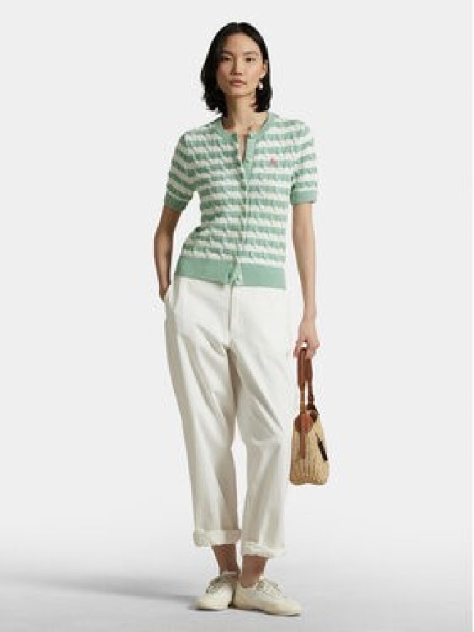 Polo Ralph Lauren Kardigan 211965757001 Zielony Slim Fit