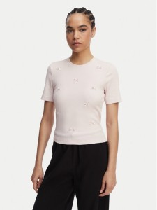 ONLY T-Shirt Femke 15369336 Różowy jasny Slim Fit