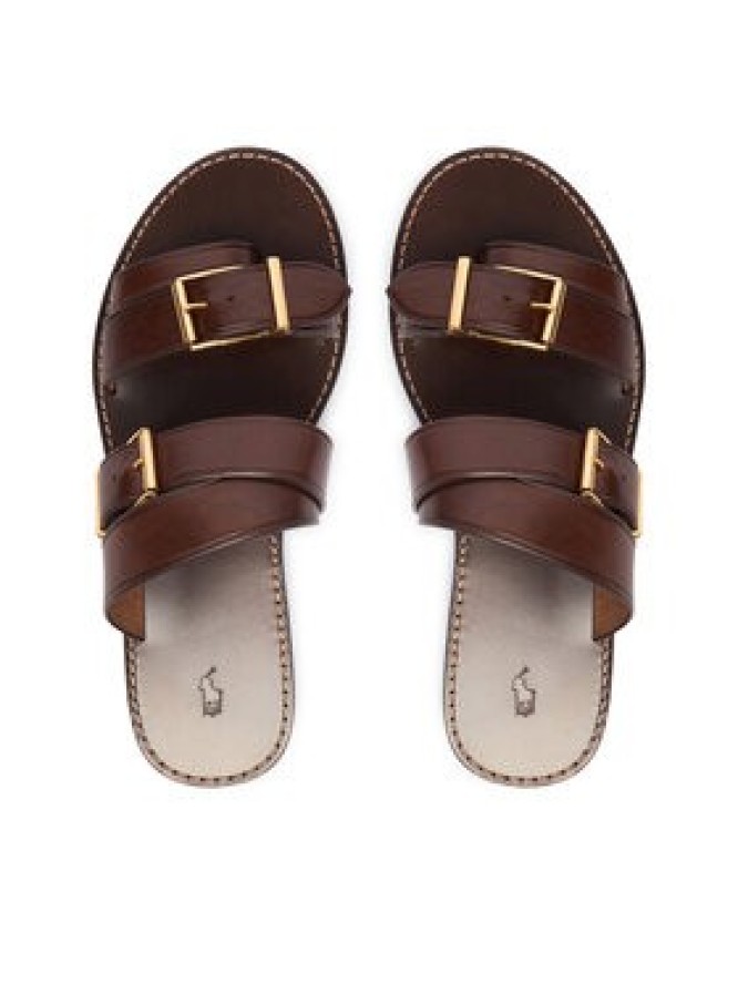 Polo Ralph Lauren Klapki 818P01589003 Brązowy