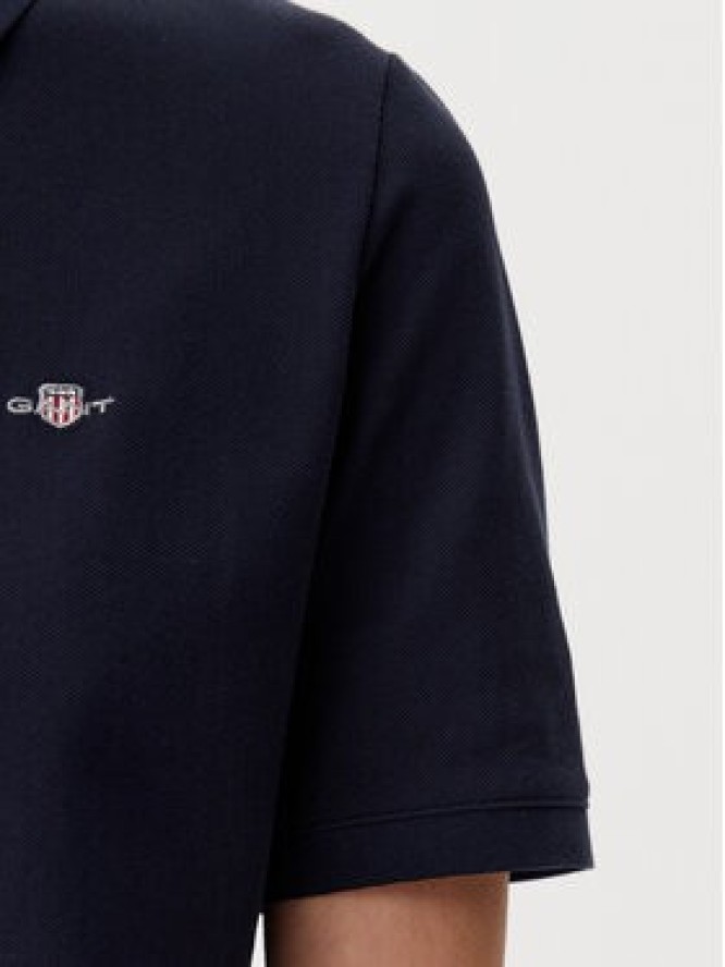 Gant Sukienka codzienna Shield 4201529 Granatowy Regular Fit