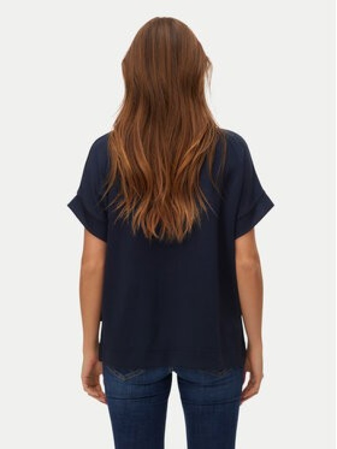 Vero Moda Bluzka Hali 10339414 Granatowy Regular Fit