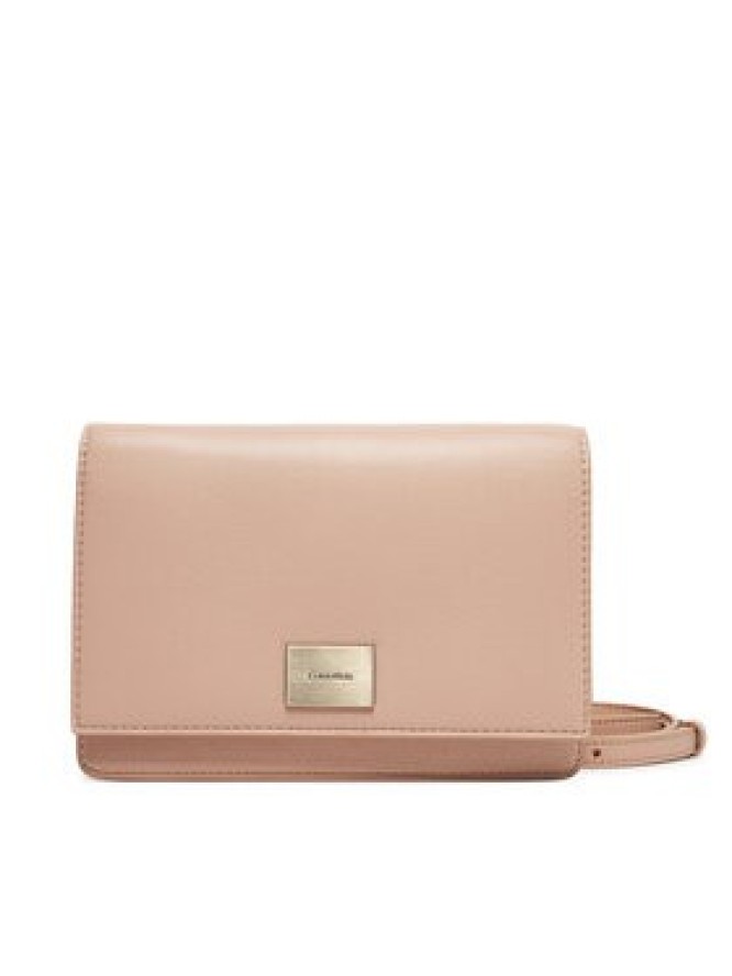 Calvin Klein Torebka Hardware Flap Crossbody K60K612967 Różowy
