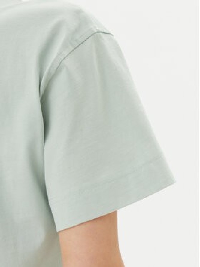 Lee T-Shirt Embroidery Pocket 112363833 Zielony Relaxed Fit