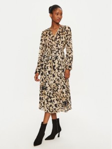 Morgan Sukienka codzienna 242-RILOV.F Beżowy Regular Fit