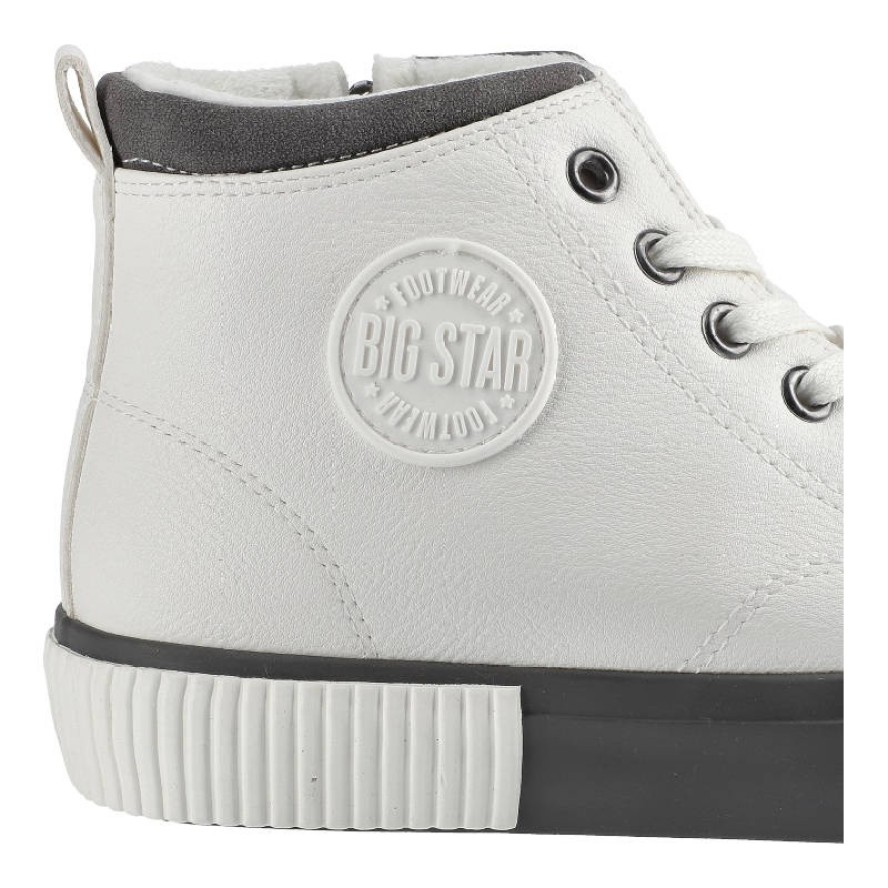 Białe Sneakersy Big Star Damskie Wygodne Buty