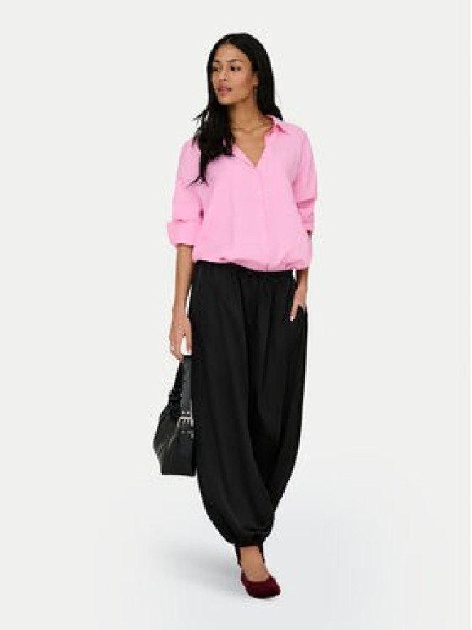 ONLY Koszula Zazima 15272523 Fioletowy Oversize