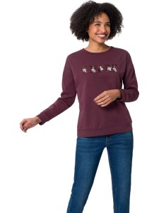 Heine Bluza w kolorze ciemnofioletowym rozmiar: 42