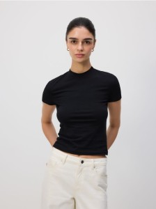 T-shirt regular - czarny