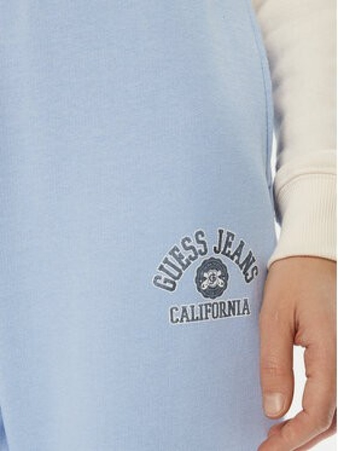 Guess Jeans Spodnie dresowe W5RB63 K68I4 Niebieski Regular Fit