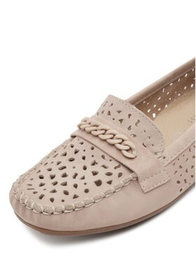 Rieker Mokasyny 40068-61 Beżowy