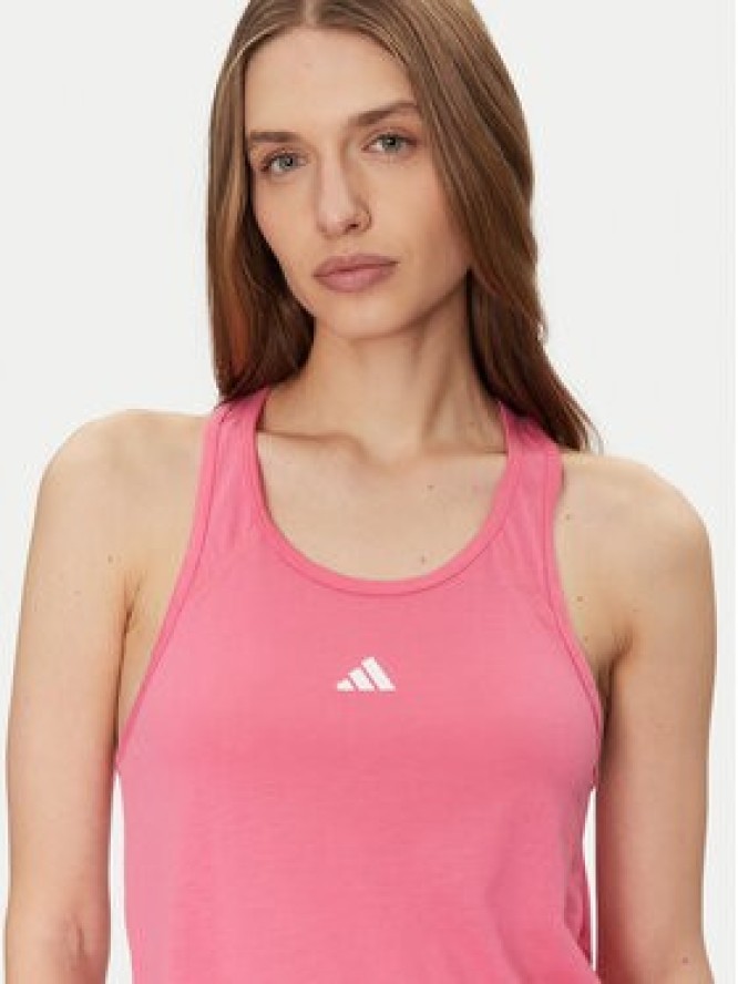 adidas Koszulka techniczna Train Essentials Minimal Branding JC9528 Różowy Regular Fit