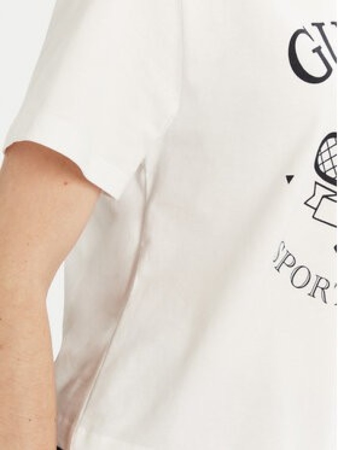 Guess T-Shirt V5GI04 I3Z14 Biały Regular Fit
