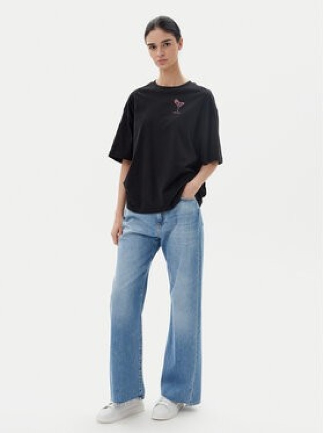 BOSS T-Shirt C_Eboyfriend_4 50540441 Czarny Oversize