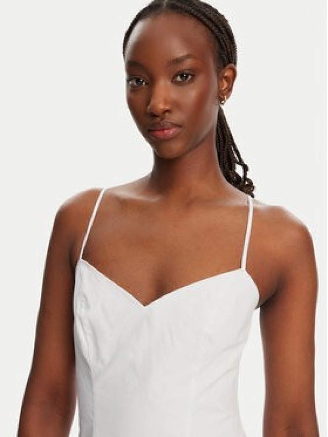 Bardot Sukienka koktajlowa Lissett Poplin 59794DB Biały Slim Fit