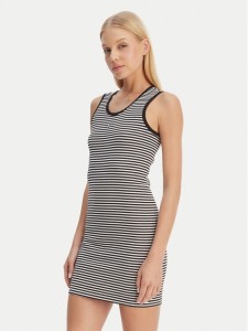 Tommy Jeans Sukienka codzienna Essential DW0DW20674 Czarny Slim Fit