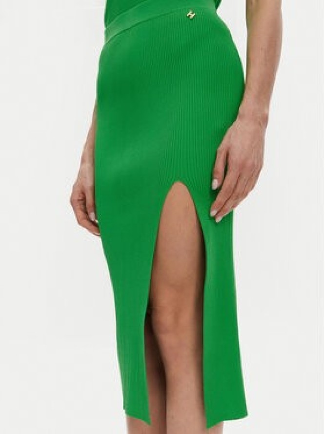 Silvian Heach Spódnica midi GPP25210LO Zielony Regular Fit