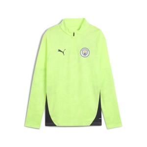 Młodzieżowa bluza treningowa Manchester City z zamkiem 1/4 PUMA