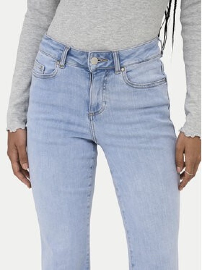 ONLY Jeansy Onlblush 15358364 Niebieski jasny Flare Fit