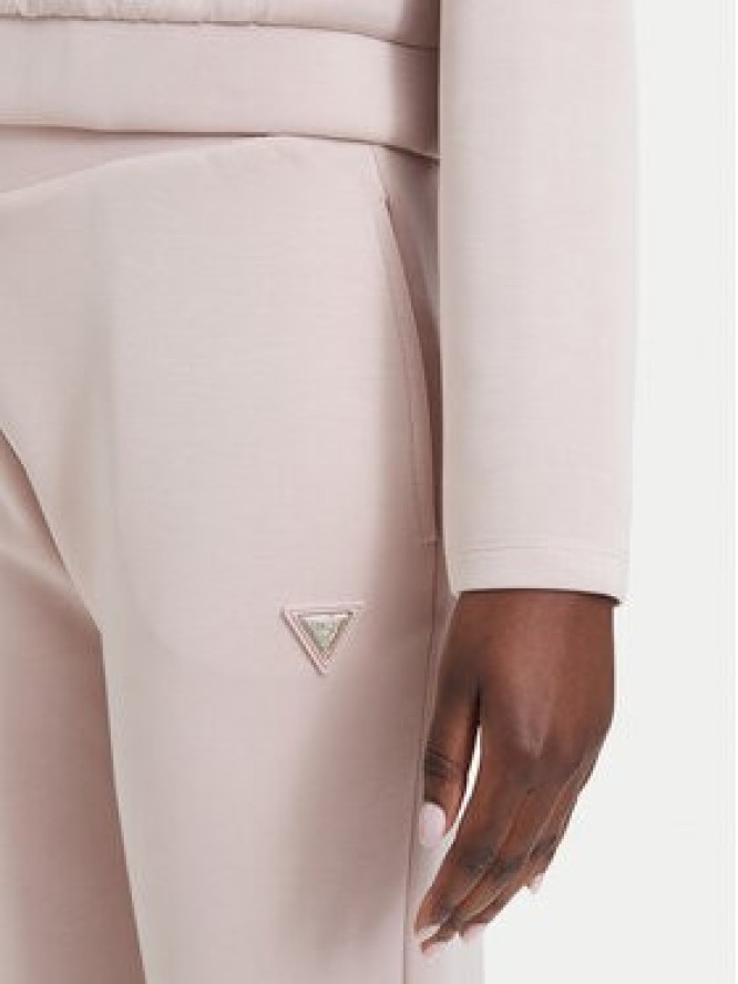 Guess Bluza V4YQ05 KCAY2 Różowy jasny Regular Fit