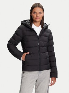 Tommy Jeans Kurtka puchowa DW0DW21617 Czarny Slim Fit