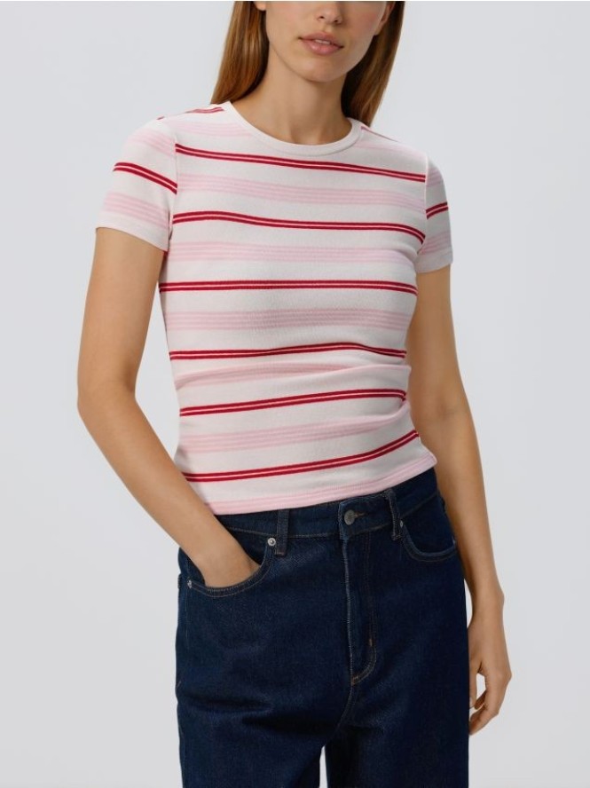 T-shirt w paski - wielobarwny