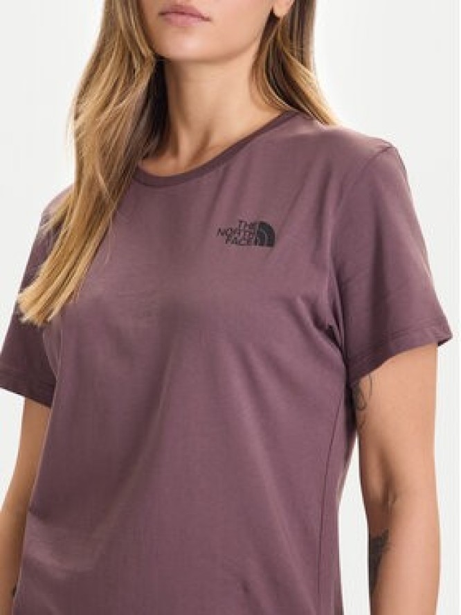 The North Face T-Shirt Box Nse Edge Of Light NF0A8E3J Brązowy Relaxed Fit