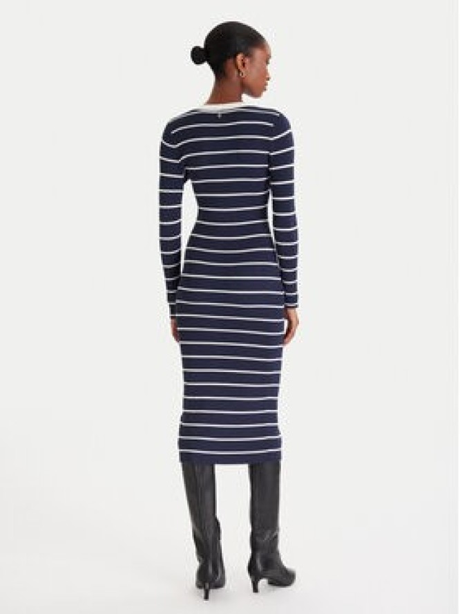 Guess Sukienka dzianinowa W5YK98 Z2YK2 Granatowy Slim Fit