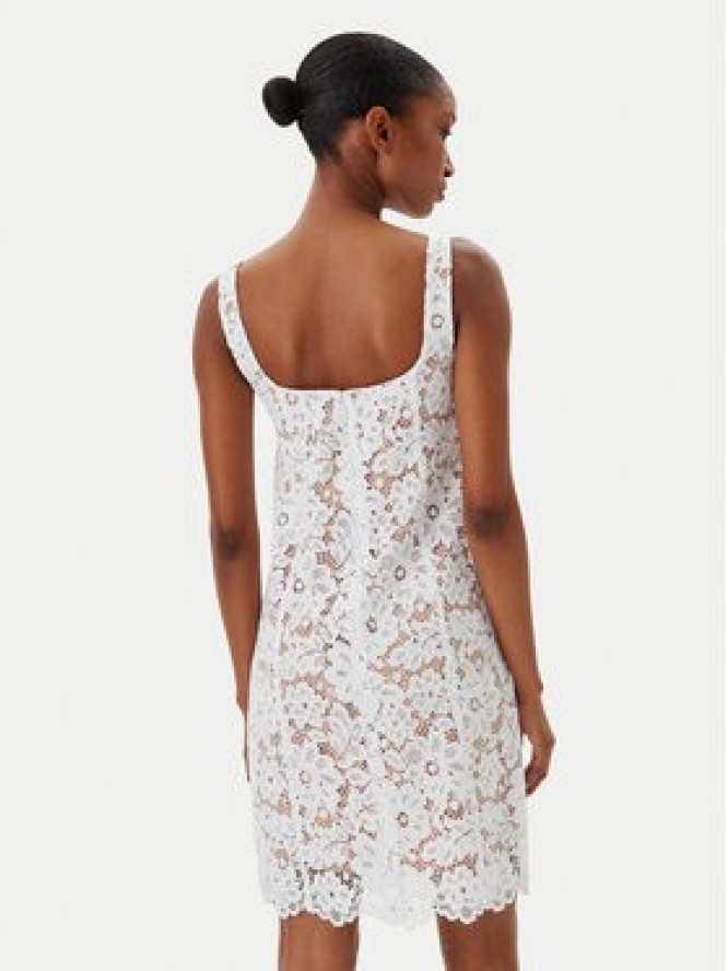 MICHAEL Michael Kors Sukienka letnia MS582WGGTA Biały Slim Fit