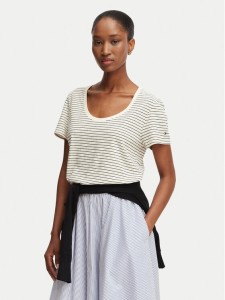 Tommy Hilfiger T-Shirt WW0WW48705 Biały Regular Fit