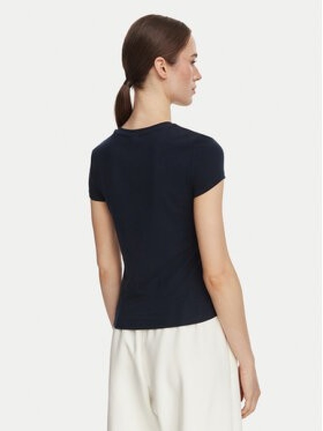 Guess T-Shirt V6YI24 K4787 Granatowy Slim Fit