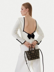 Guess Torebka Emelie Logo Mini HWGP99 28750 Brązowy