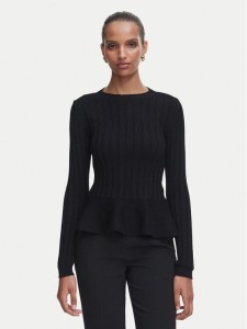 Rinascimento Bluzka CFM0012308003 Czarny Slim Fit