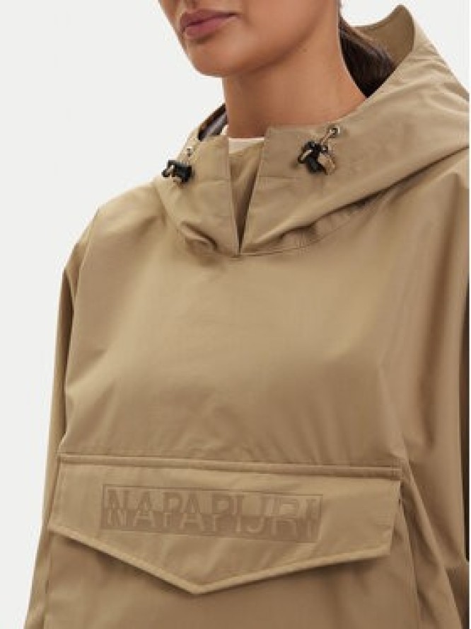 Napapijri Kurtka przeciwdeszczowa A-Raincape L NP0A4H4DN2D1 Beżowy Oversize