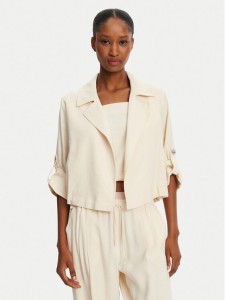 Marella Marynarka Malibu 2513041055 Écru Relaxed Fit