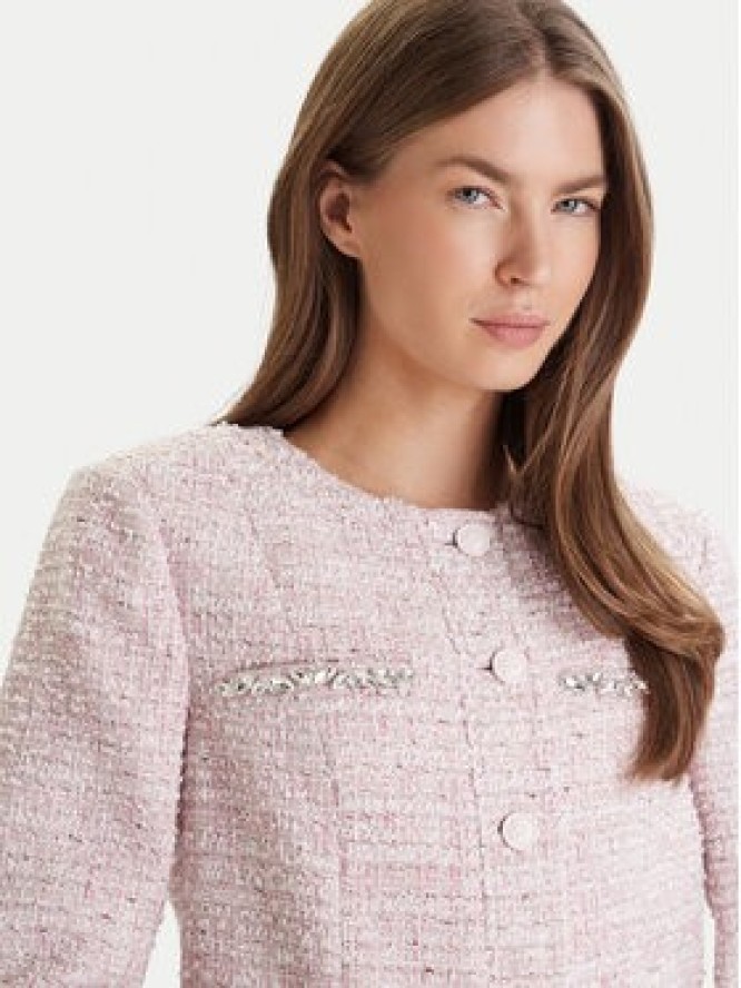 Guess Marynarka W6RL54 WJ632 Różowy Regular Fit