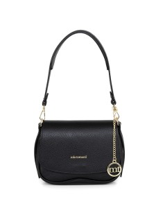 Mia Tomazzi Skórzana torebka "Bambaia" w kolorze czarnym - 23 x 18 x 11 cm rozmiar: onesize