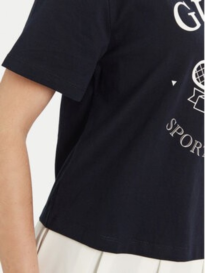 Guess T-Shirt V5GI04 I3Z14 Granatowy Regular Fit