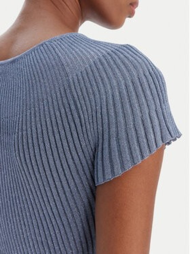 Marella Sukienka dzianinowa Draghi 2613321041 Błękitny Regular Fit