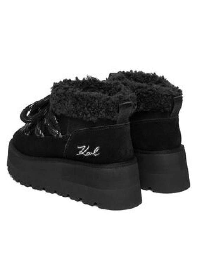 KARL LAGERFELD Śniegowce KL48632 Czarny