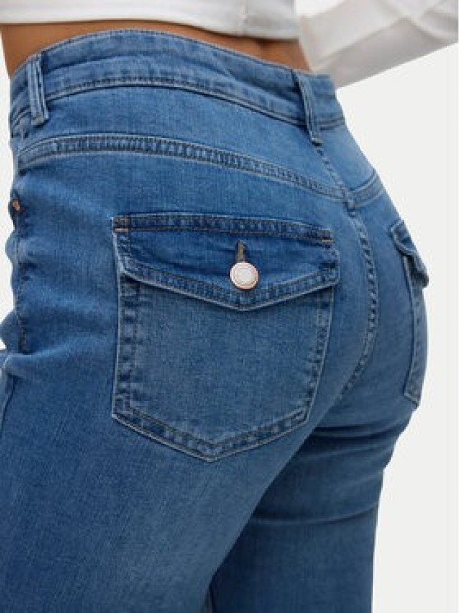 Vero Moda Jeansy Flash 10342007 Niebieski Flared Fit