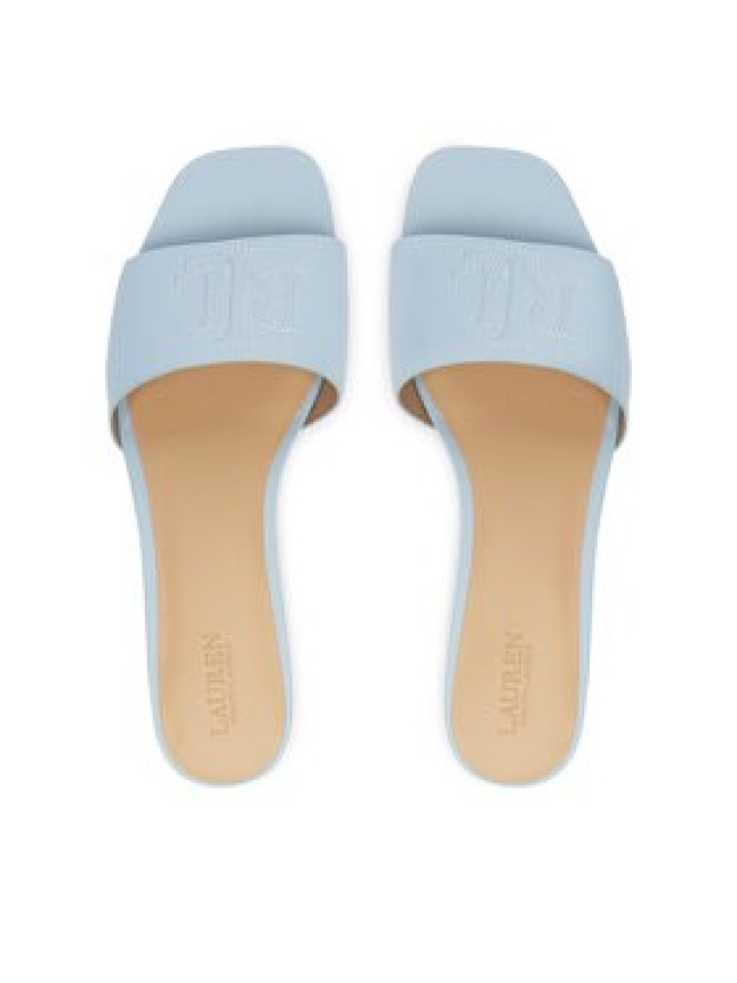 LAUREN RALPH LAUREN Klapki 802959143011 Niebieski jasny