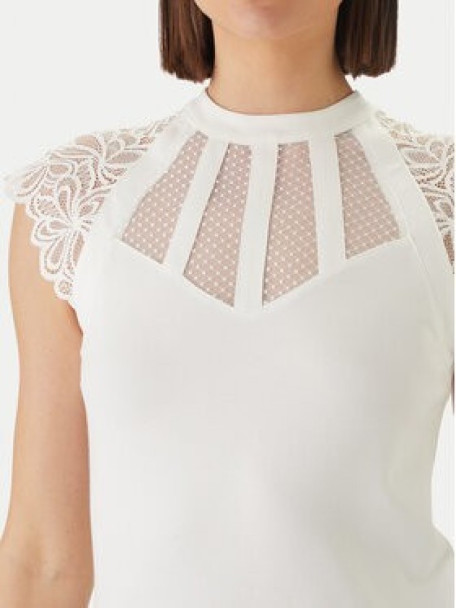 Morgan Bluzka 222-DEMANE Biały Regular Fit