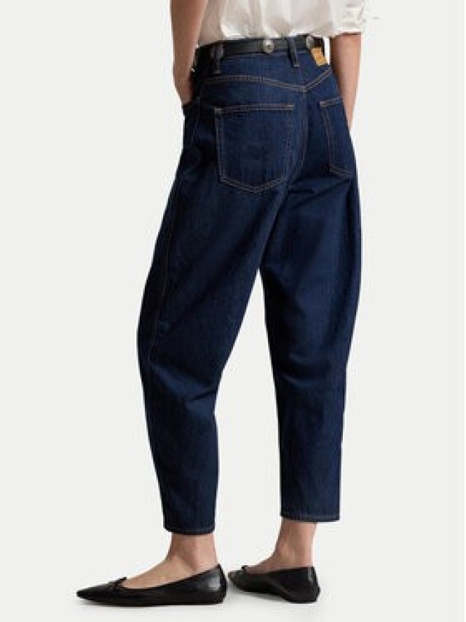 Polo Ralph Lauren Jeansy 211B29852001 Granatowy Mom Fit
